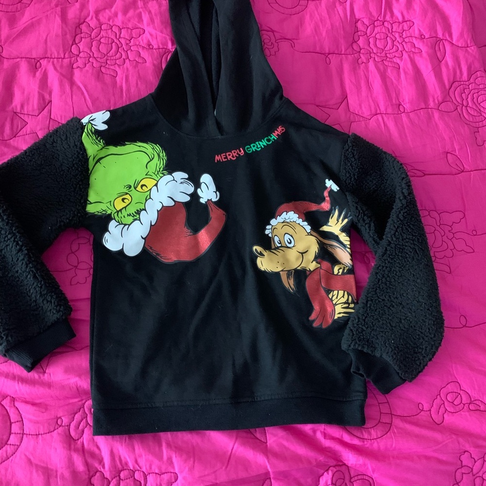 Kids Black Grinch Hoodie
